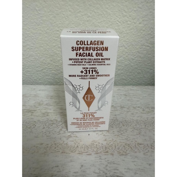 NWT Charlotte Tilbury Collagen Superfusion Facial Oil - Picture 3 of 5